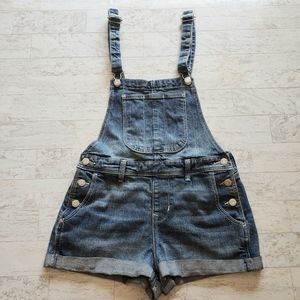 Old Navy Jeans Bib Shorts Size Extra Small